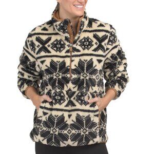 CARHARTT Oatmilk Loose Fit Fleece Pullover Sweatshirt